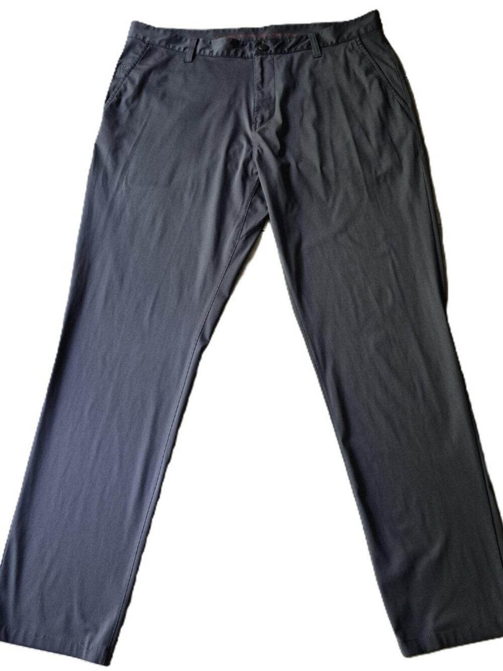 Rhone Performance Chino Pants Mens 38x30  Dark Grey Tech/Golf/Travel/Business